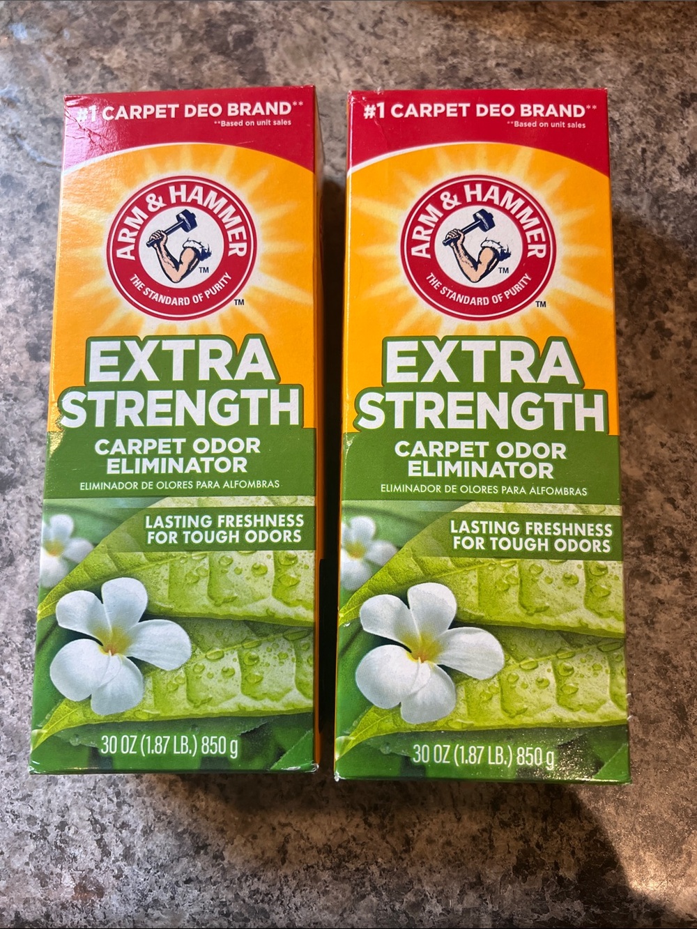 Arm & Hammer Extra Strength Carpet Odor Eliminator - 2pack. Total 60oz